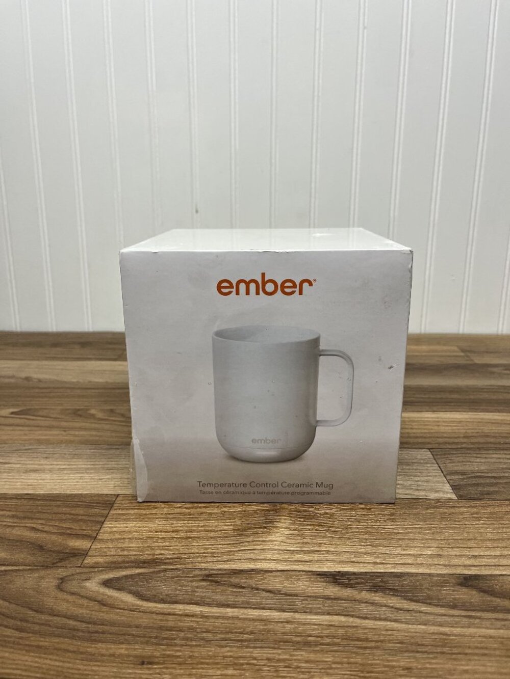 Ember Smart Mug 10oz White Heated Coffee Cup Temperature Control New Sealed